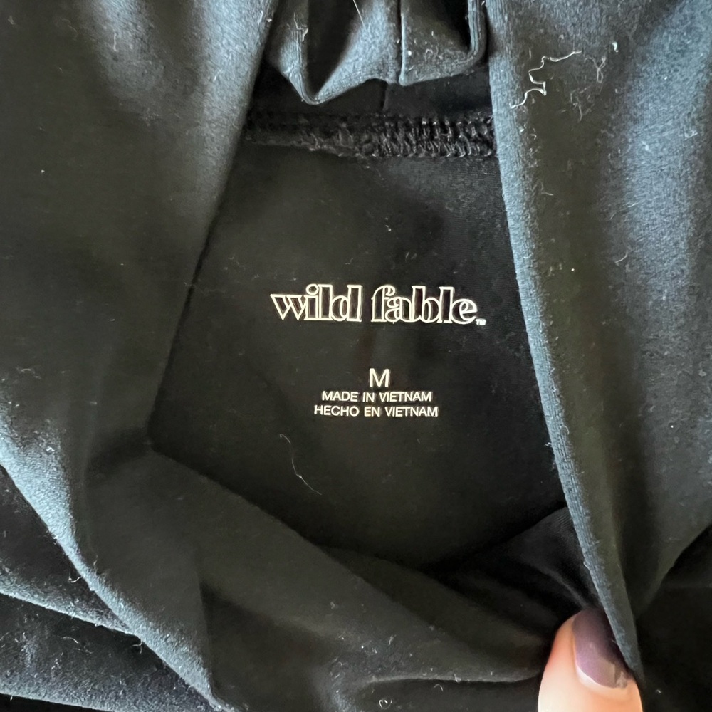 Wild Fable Black Long Sleeve Top - Picture 3 of 3
